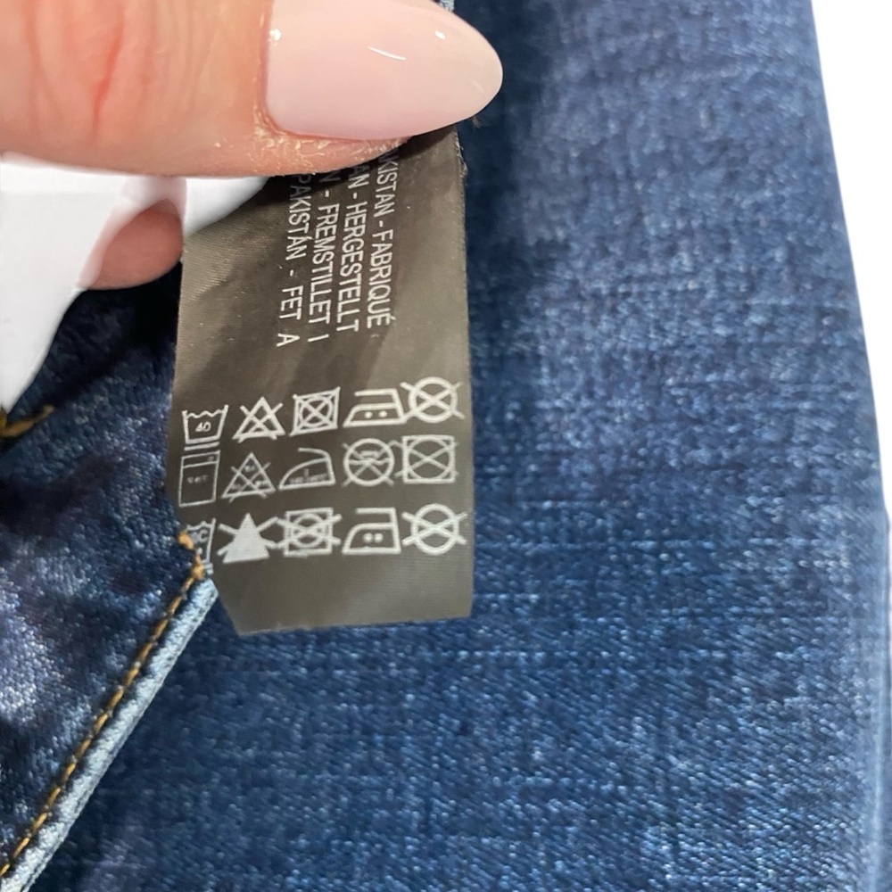 Zara - High Waisted Denim Skirt - L - Picture 10 of 12